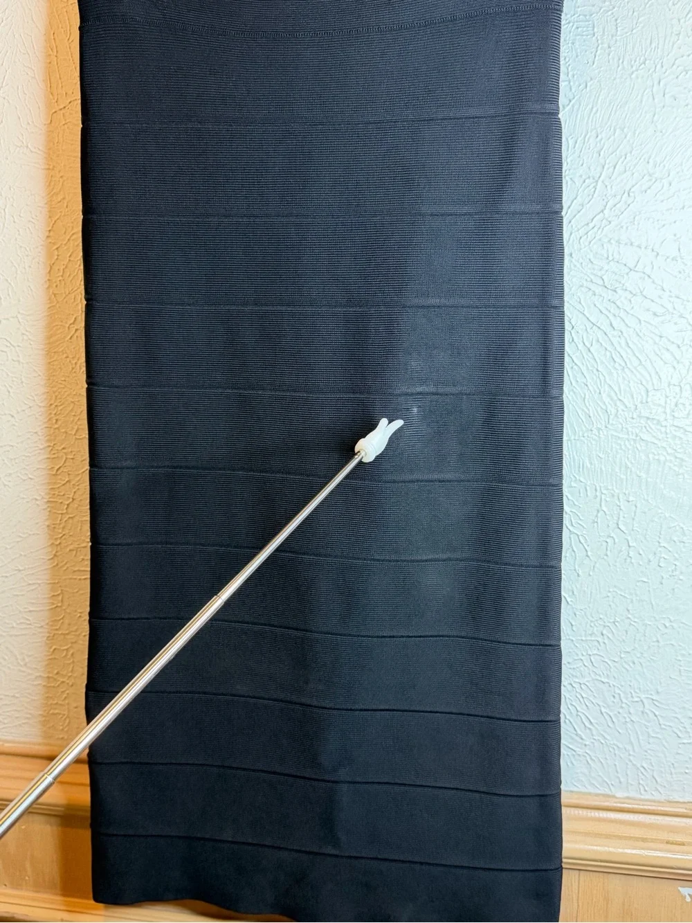 BCBGMaxAzria Black Bandage Midi Pencil Skirt